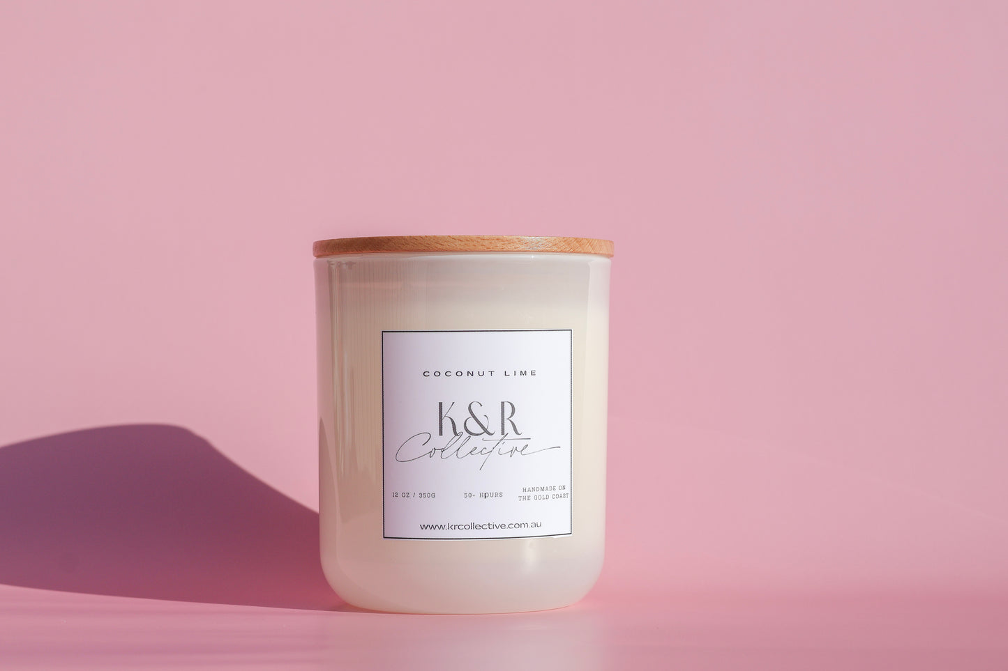 Coconut Lime Soy Candle – Large (350g)