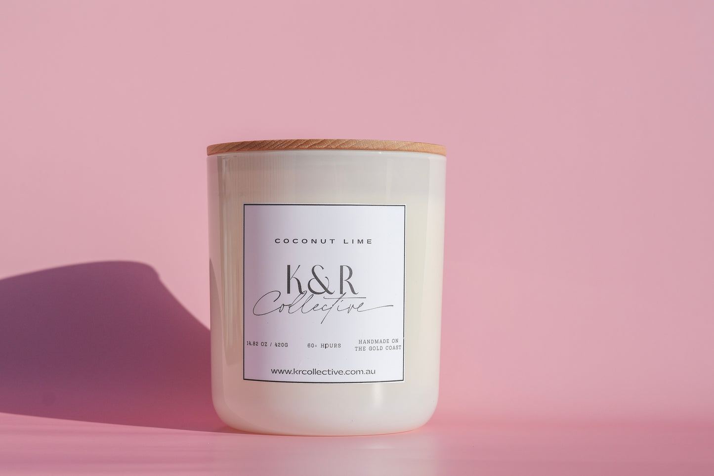 Coconut Lime Soy Candle – XL (420g)