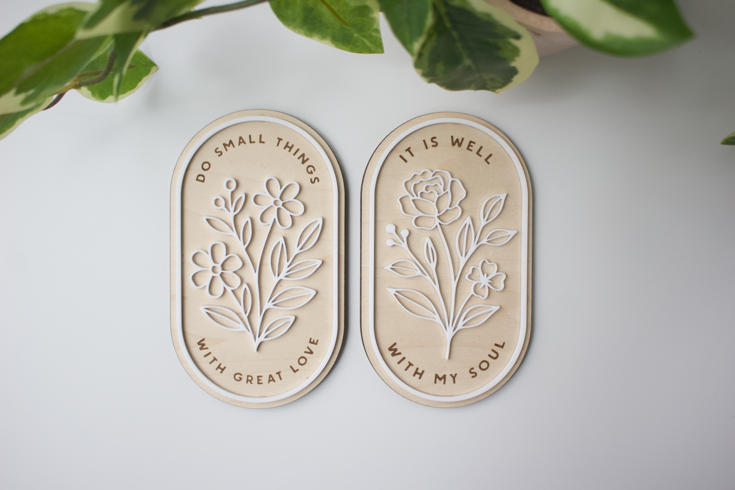 Inspirational Floral Signs – 2 options