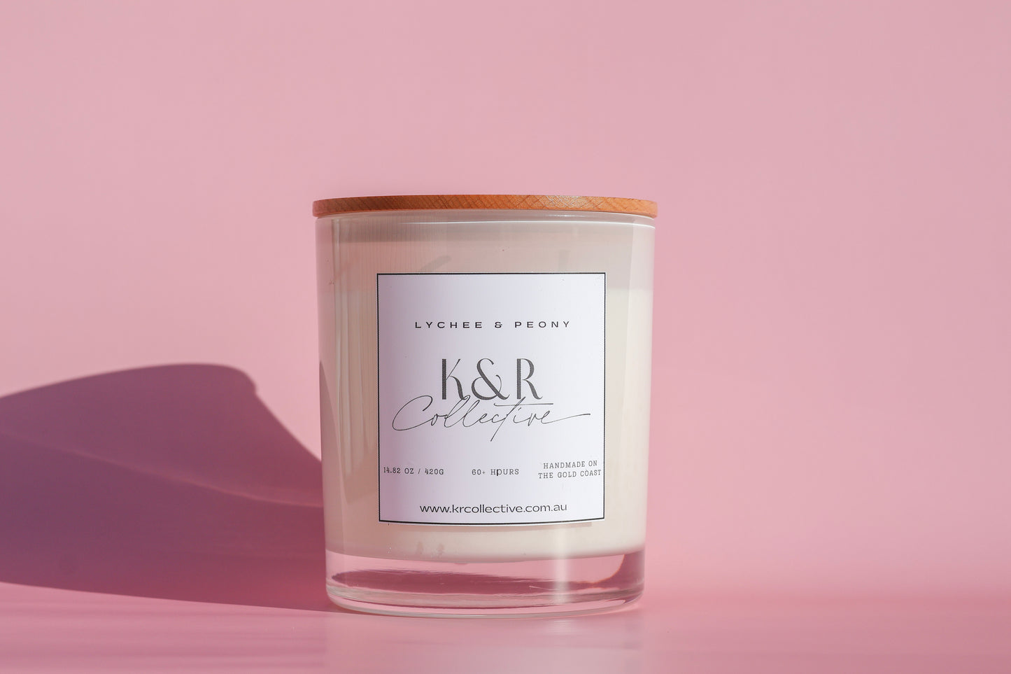 Lychee & Peony Soy Candle – XL (420g)