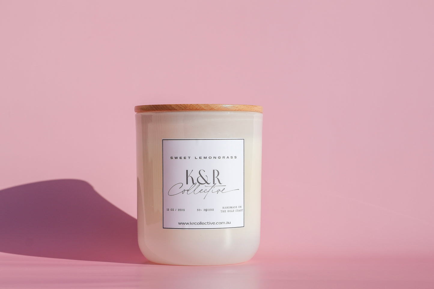 Sweet Lemongrass Soy Candle – Large (350g)