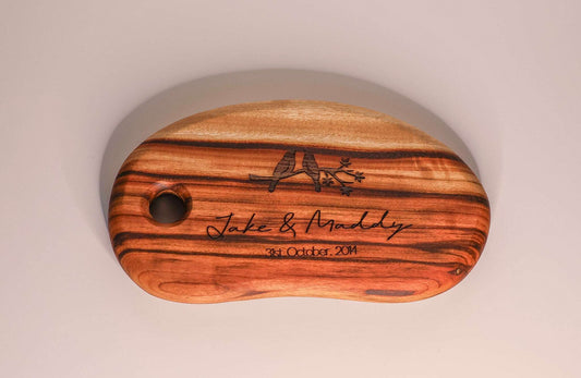 Jellybean Camphor Laurel Board – Engraved Decor, Serving & Cutting Board (2 Sizes) K&R Collective