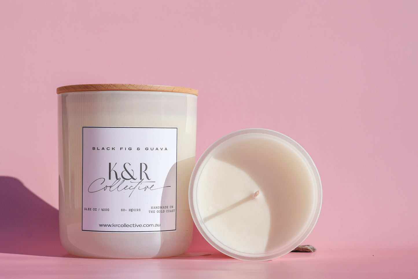 Black Fig & Guava Soy Candle – XL (420g)