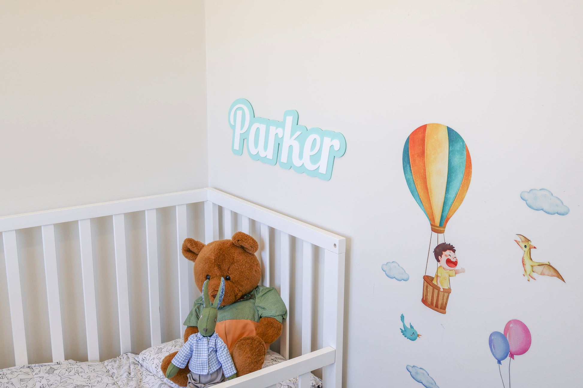 Personalised Acrylic Name Sign – Custom Wall Decor (30cm–80cm)