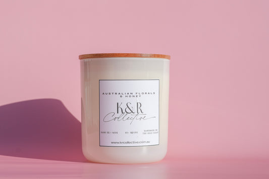Australian Florals & Honey Soy Candle – XL (420g)