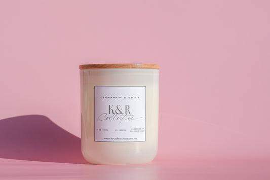 Cinnamon & Spice Soy Candle – Large (350g)