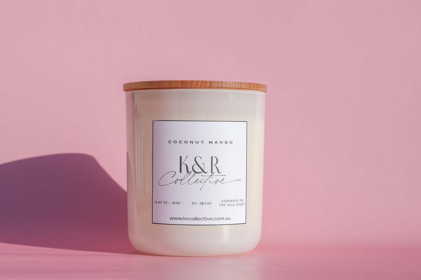 Coconut Mango Soy Candle – XL (420g)