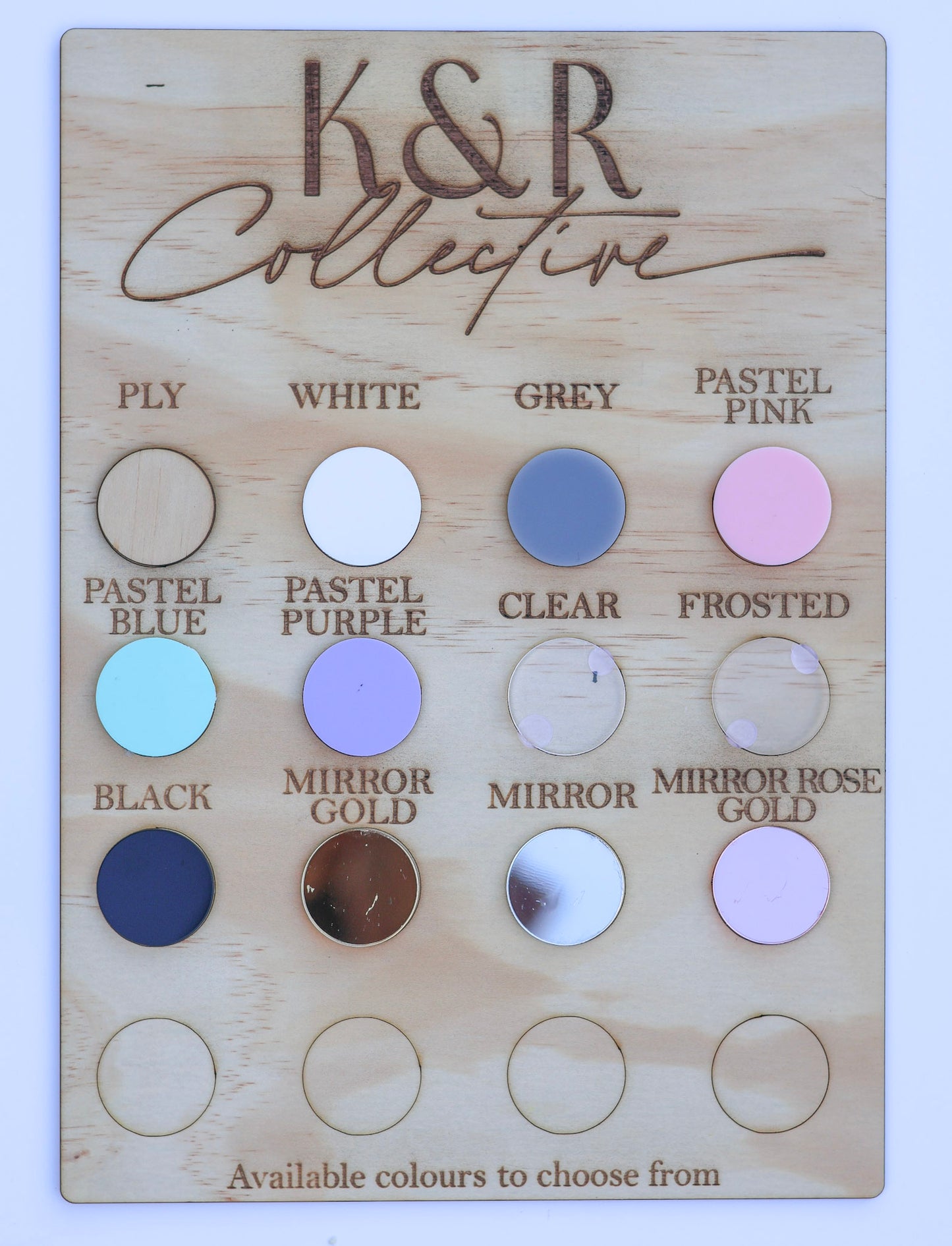 Personalised Acrylic Bag Tag – Custom Name Label