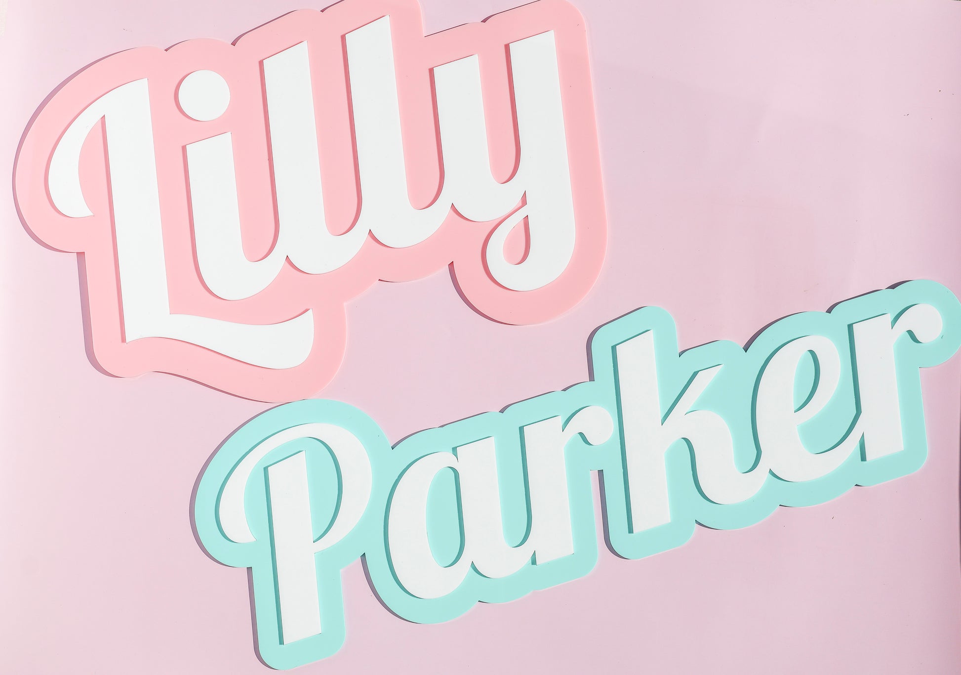 Personalised Acrylic Name Sign – Custom Wall Decor (30cm–80cm)