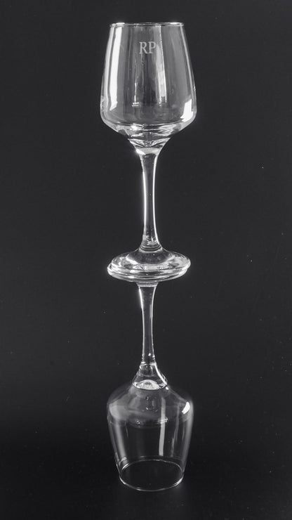 Personalised White Wine Glass